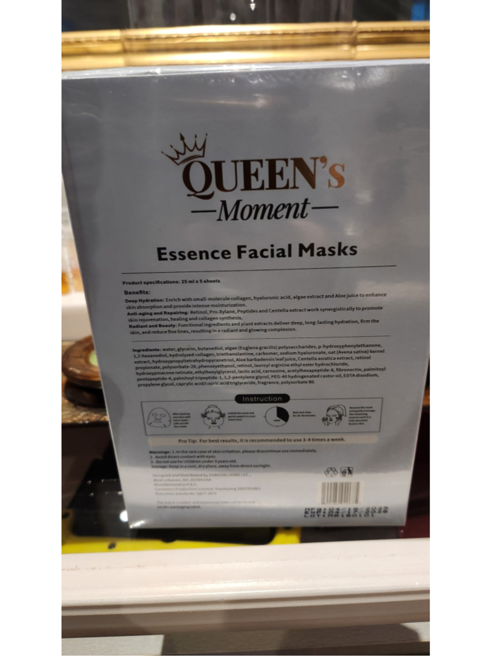 Queen's Moment Skincare Mask Set - Picture 2 of 2